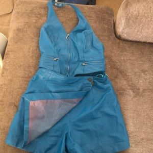 2pc Leather Scort set